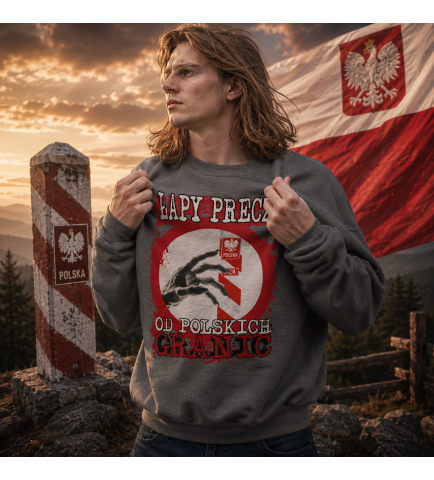 Bluza PATRIOTYCZNI ŁAPY PRECZ